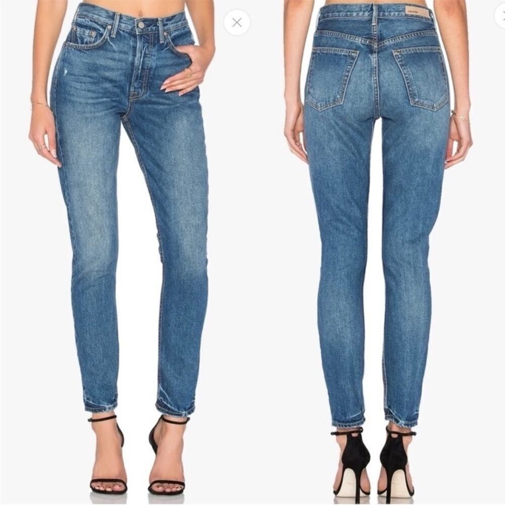 GRLFRND Karolina Button Fly Skinny Jeans Size 25 PETITE